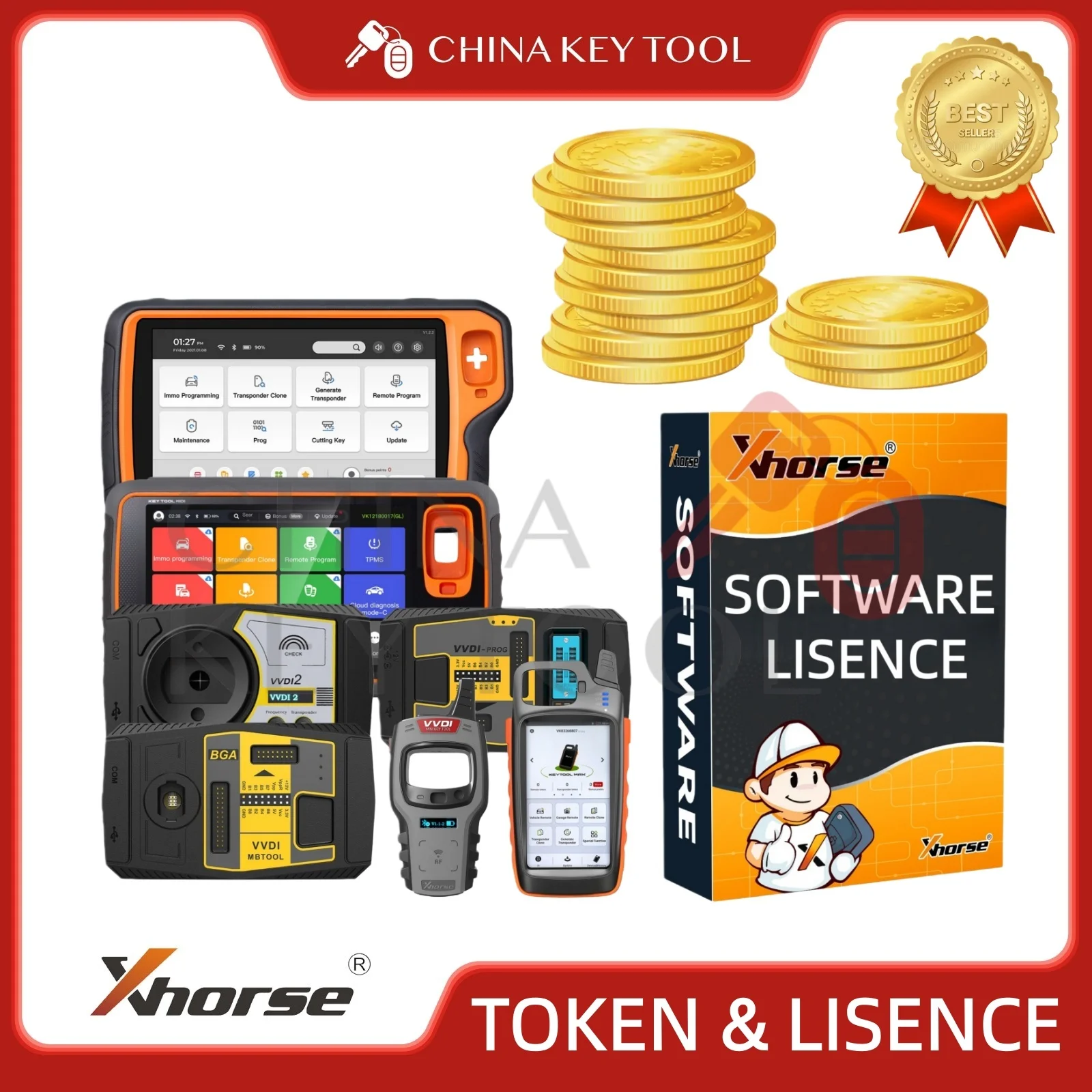 

Xhorse Authorization For MQB48 NEC35XX 48 96bit Clone BMW Motorcycle / BWM G BDC2 / BMW Read ISN Activation VVDI2 / MIDI /PLUS