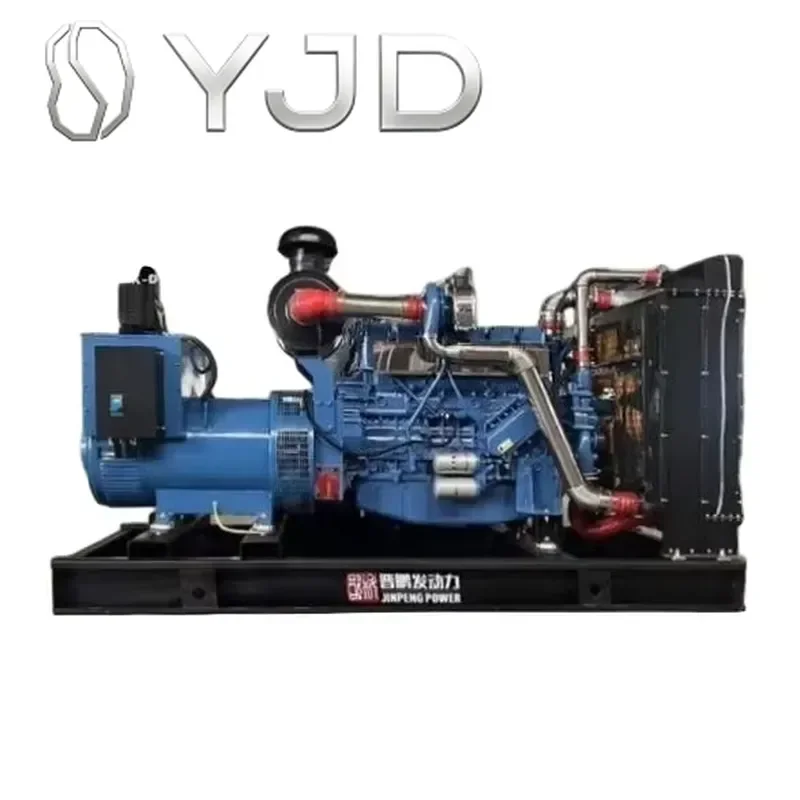 YJD Yuchai 500kW Water-Cooled Diesel Generator Set 24V Electric Start Silent Type Open Frame Remote ATS 1800 RPM Low Noise