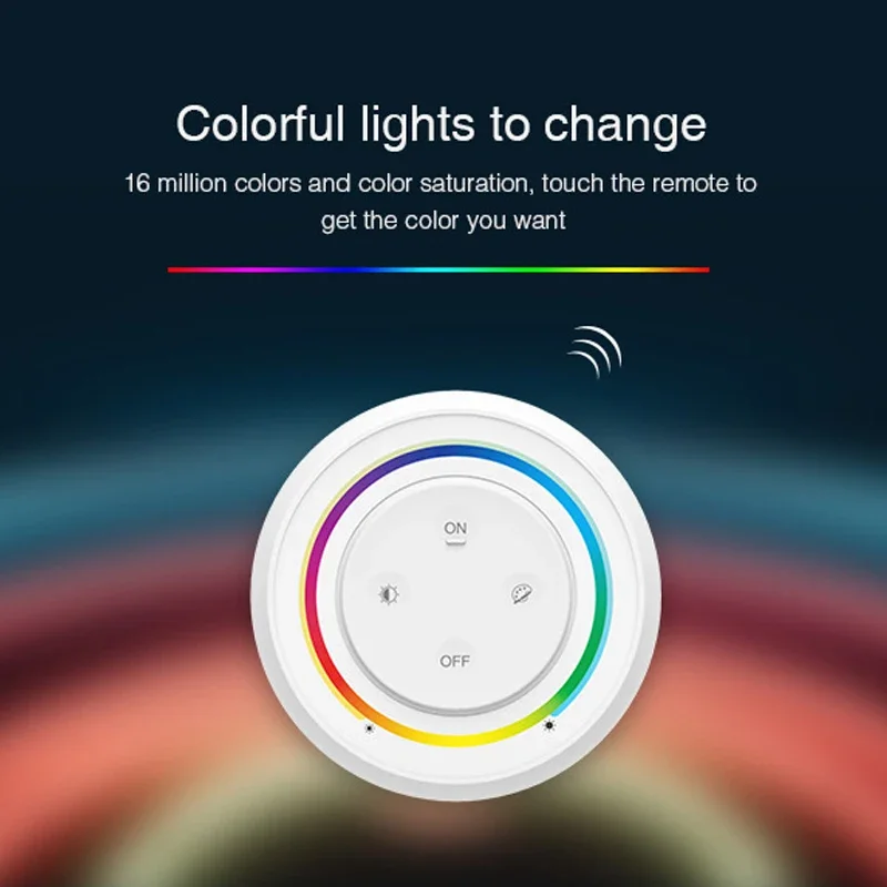 Pojedynczy kolor/CCT/RGB/RGBW/RGB + CCT kontroler LED zestawy DC12V 24V LED Strip lampa żarówka mini ściemniacz przełącznik + 2.4G Sunrise zdalny