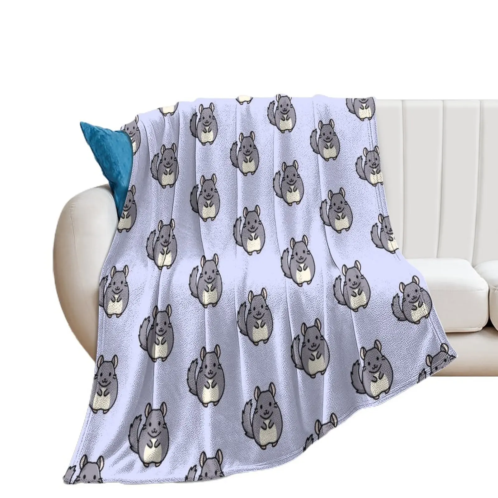 Violet Chinchilla Throw Blanket Summer Beddings Luxury Thicken Sleeping Bag Soft Plaid Blankets