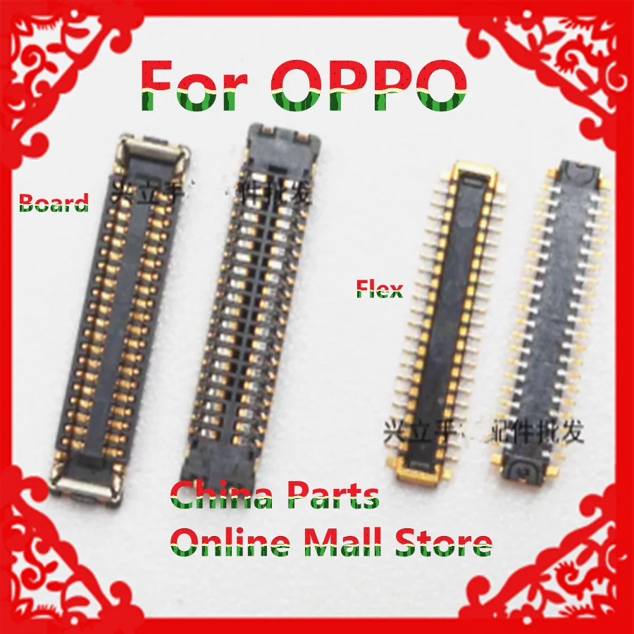

For OPPO RENO2 reno 2 Tail socket Connector connection buckle On Board Flex Inline motherboard buckle
