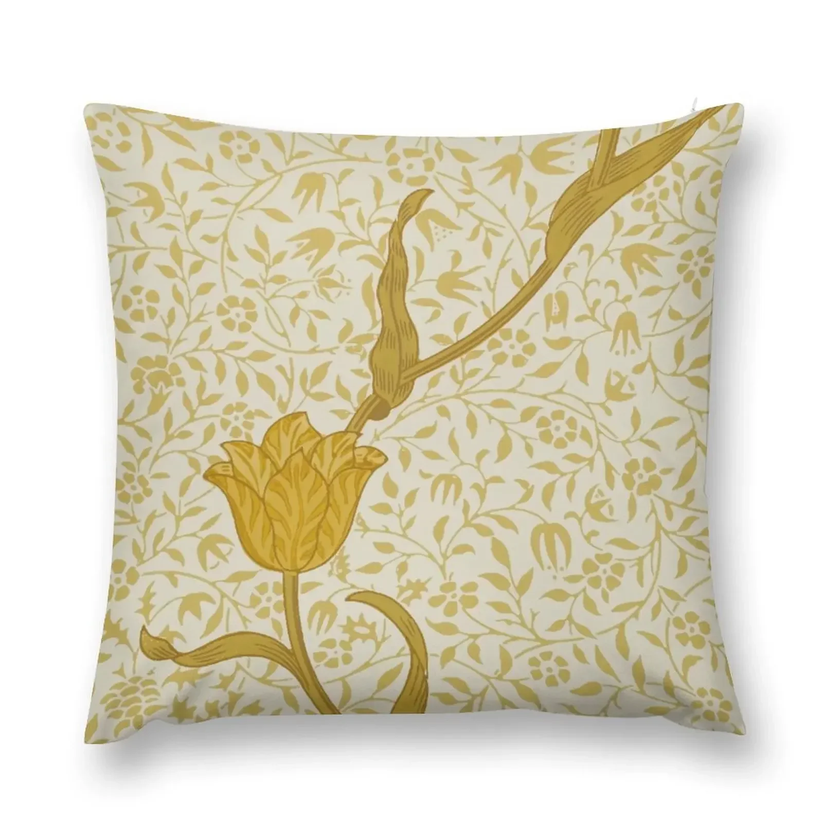 

William Morris Garden Tulip Throw Pillow Sofa Cushions Cover Luxury Pillow Cover Pillowcases Bed Cushions pillow