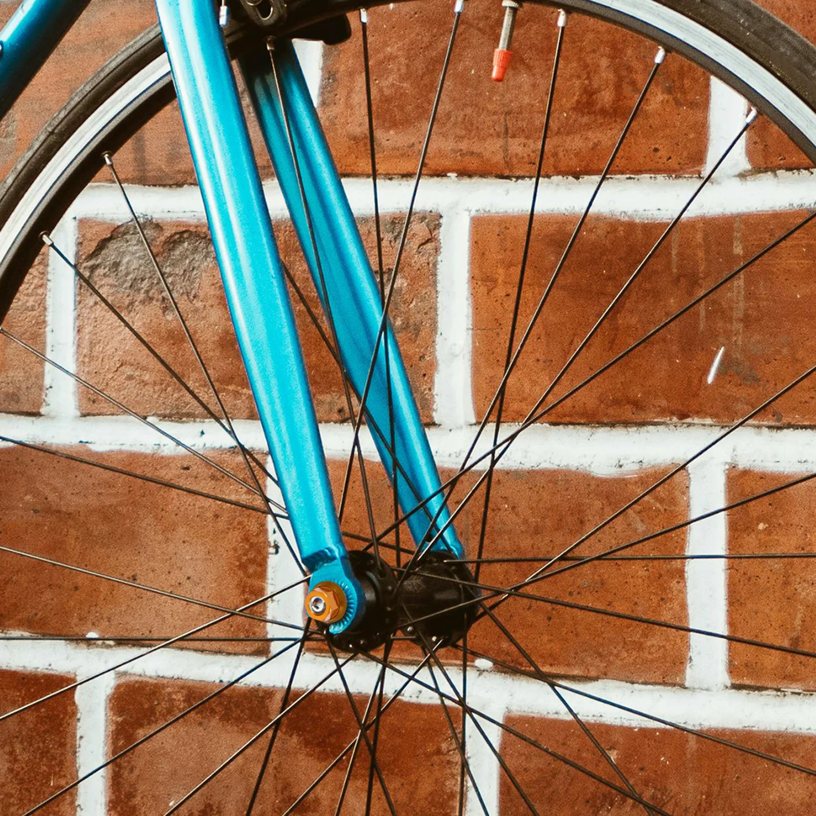 

2pcs M10 Aluminum Alloy Folding Fixed Gear Rear Hub For Bicycle Golden Lightweight Durable High Strength Quick Release Fit Bike