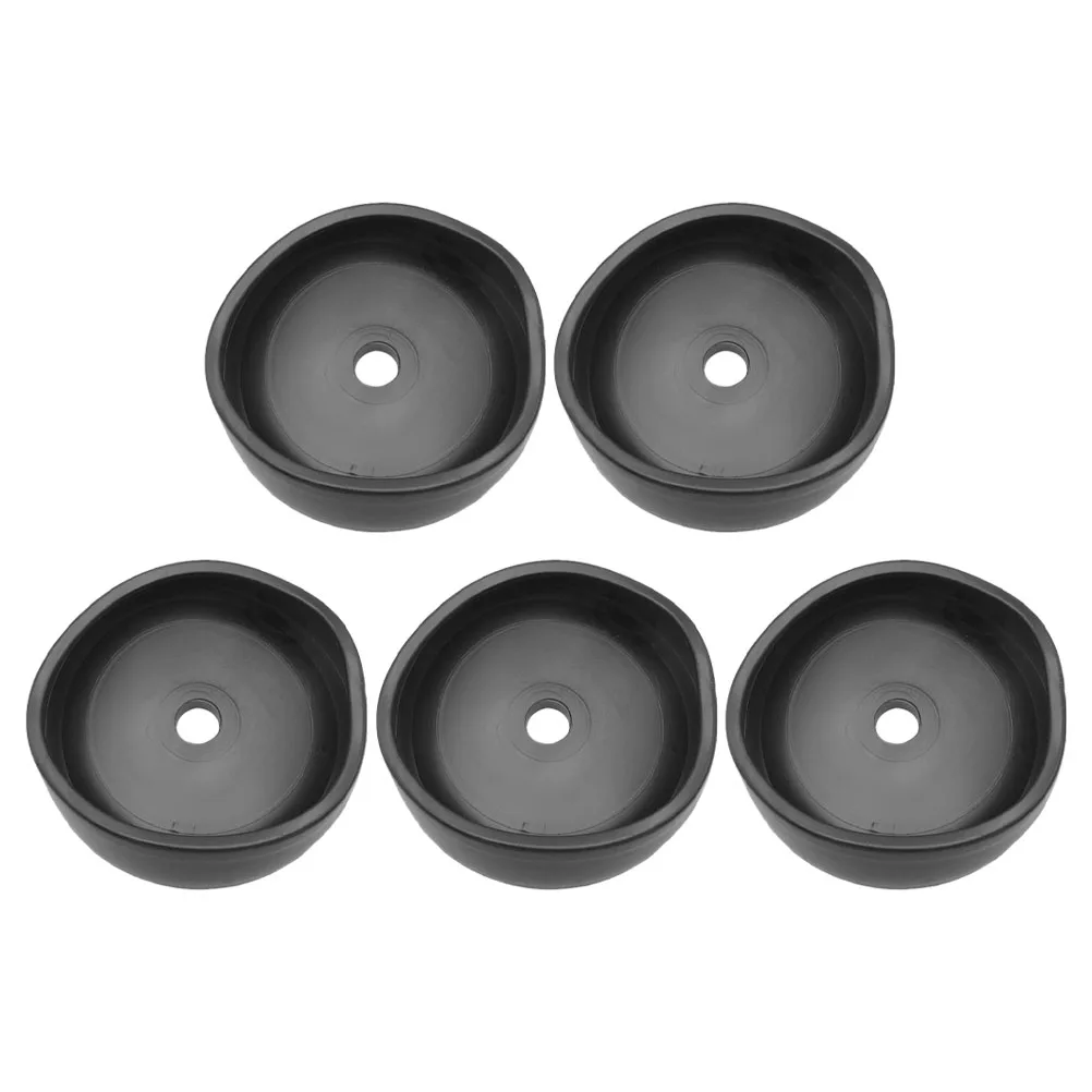 

5pcs Black Rubber Dustproof Cover Grey Bowl Electric Drill Dust Collector Impact Drill Accessories Debris Protector Workshop