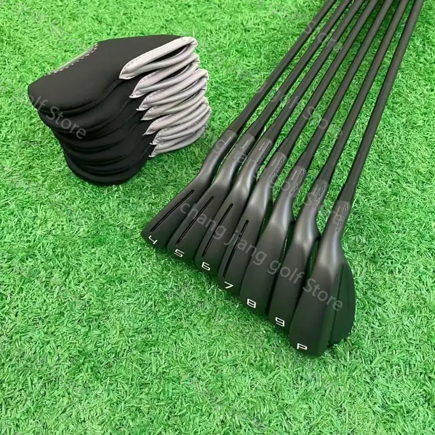 

24 New Men's Golf Clubs black p790 Golf Irons fifth generation 7pcs 4-9P R/S/SR Flex Steel/Graphite Shaft