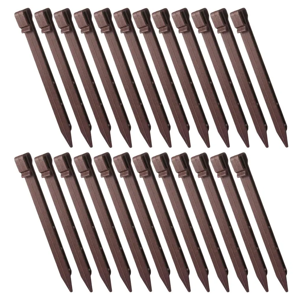 

30 Pcs Fixed Pile Grass-proof Cloth Floor Nails Landscape Edging Plastic Stakes Lawn for Decorations