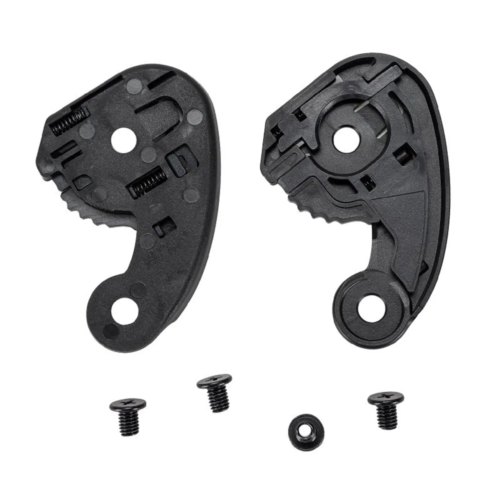 

2 Pack Helmet Shield Base Black Helmet Repair Parts Visor Base Side Plates for IS-17 Rpha 11 C70 Fg-st Easy Installation