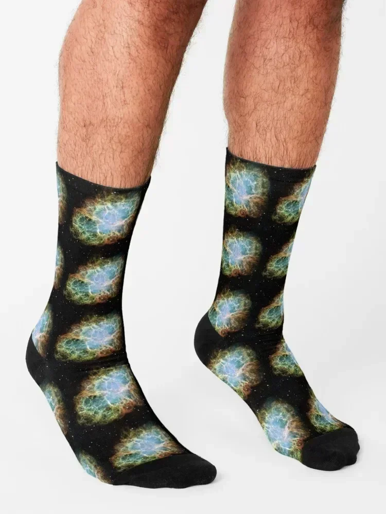 Crab Nebula Socks winter Novelties fashionable floor Men's Socks Luxury Women's
