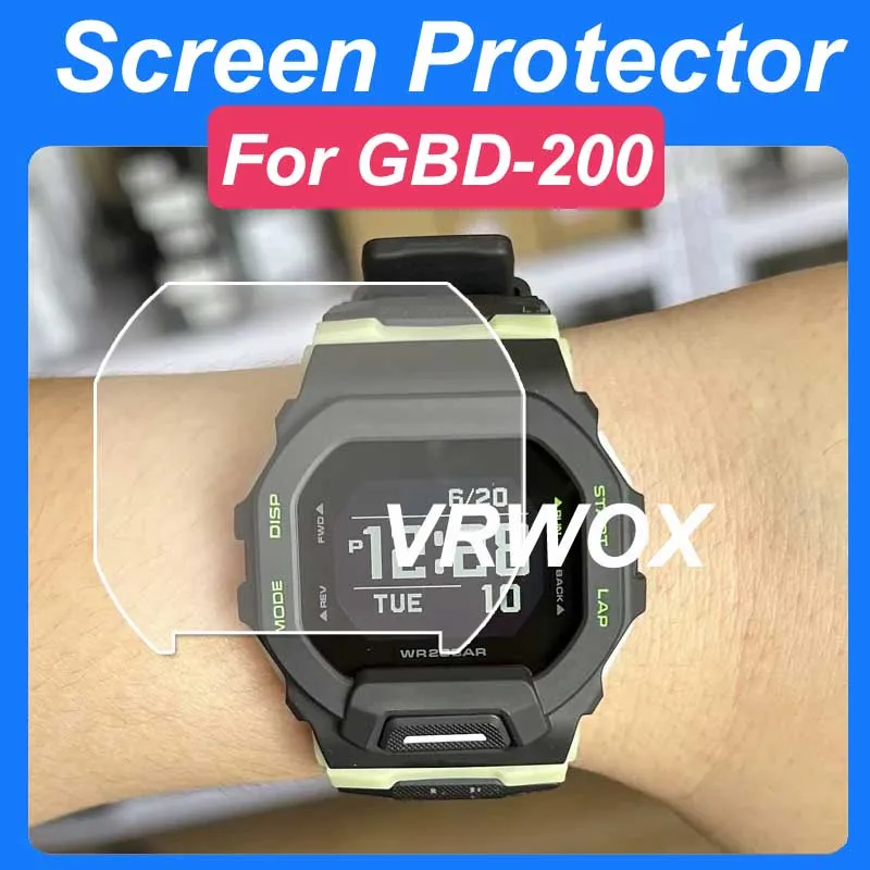 3Pcs 9H Hardness Glass Screen Protector for GBD-200LM-1 Watch HD Clear Tempered Protector with 99% Transparency