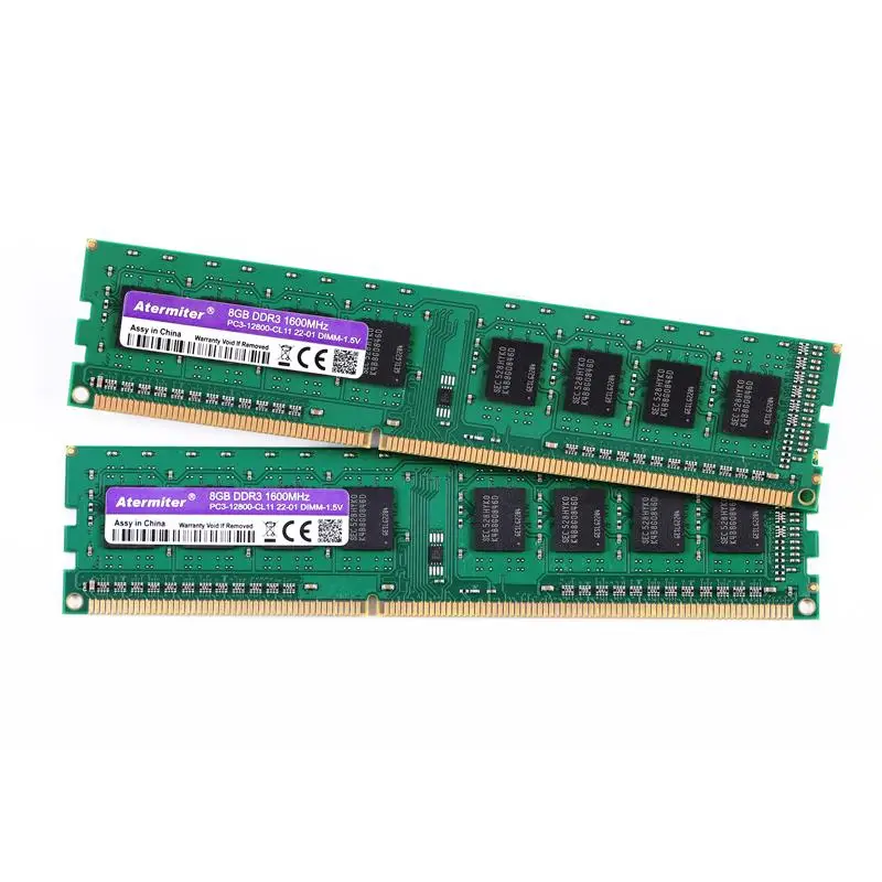 Go! Atermiter Desktop PC Memory RAM Module PC3 PC2 DDR3 DDR2 8GB 4GB 16GB 240Pin PC3L 1600Mhz 1333Mhz 800Mhz 667Mhz 6400U 5300U