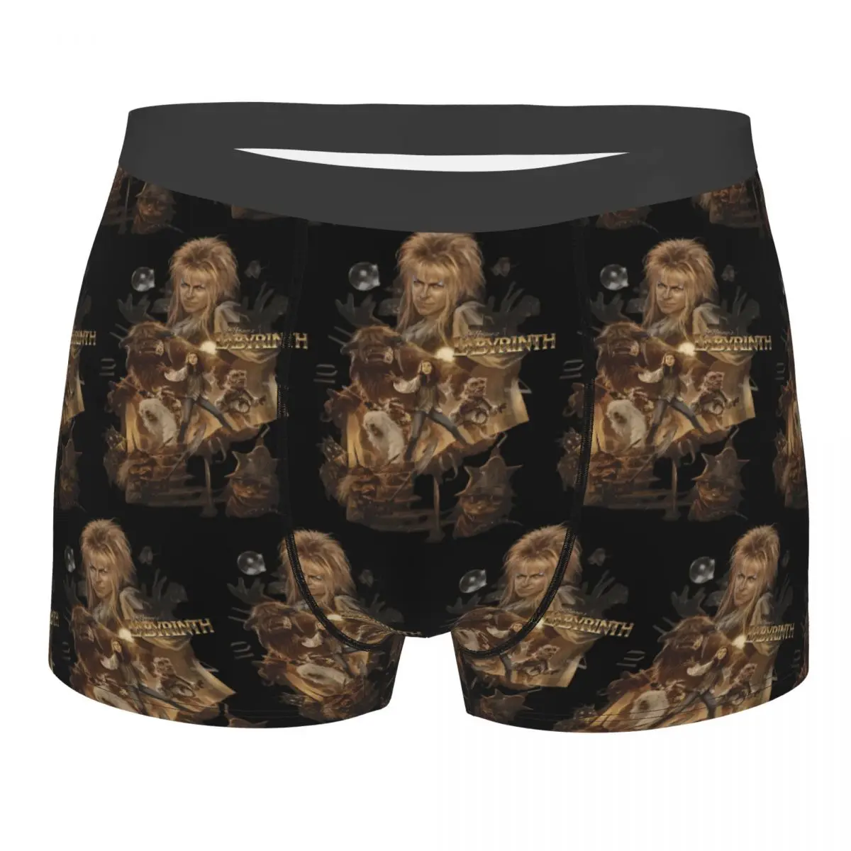 Boxer Underpants Shorts Labyrinth Funny Vintage Movie Legend Panties Male Breathable Underwear for Homme Man Boyfriend Gift