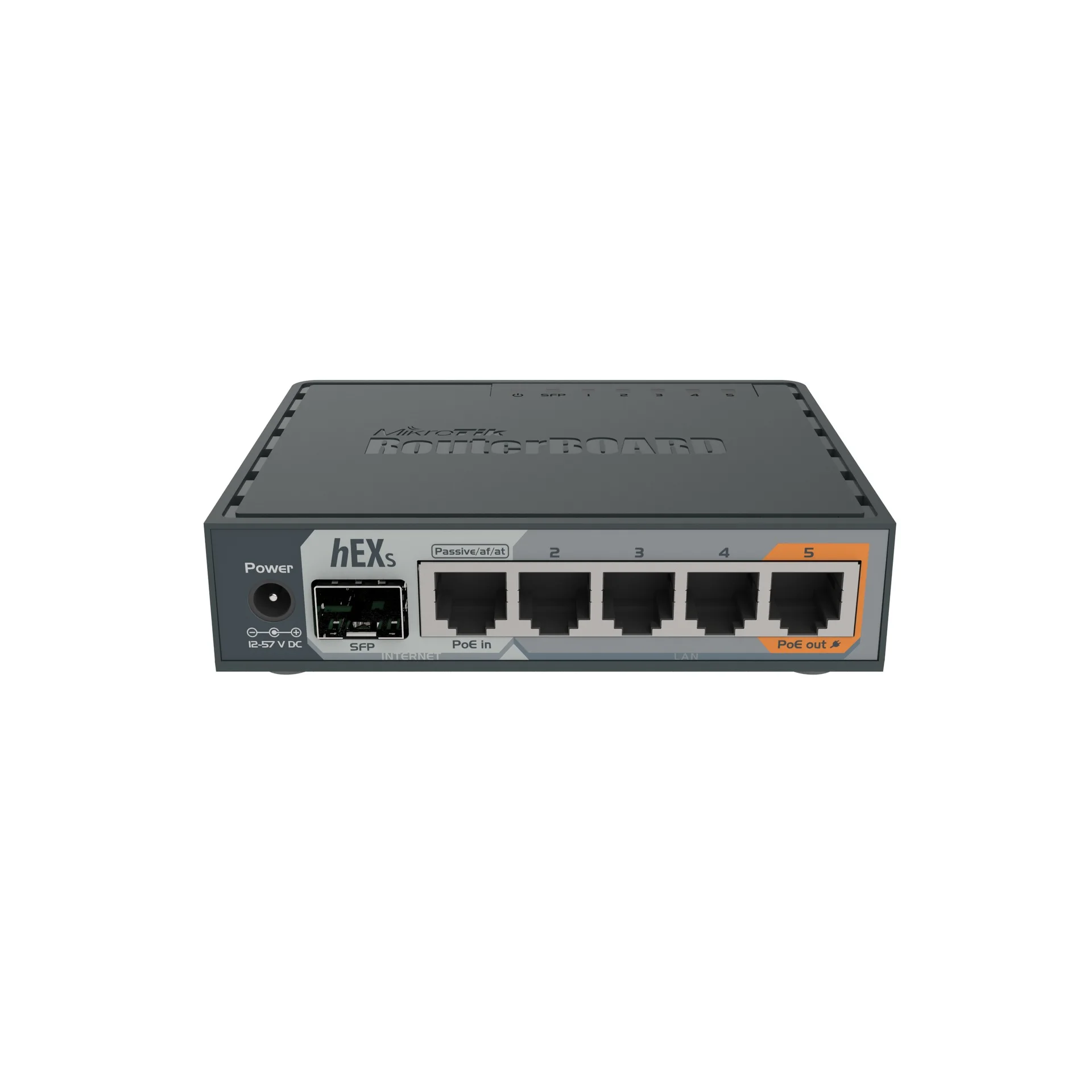 

Brand New MikroTik Gigabit Ethernet Router RB760iGS (hEX S) HEX S Gigabit POE Optical Port Router