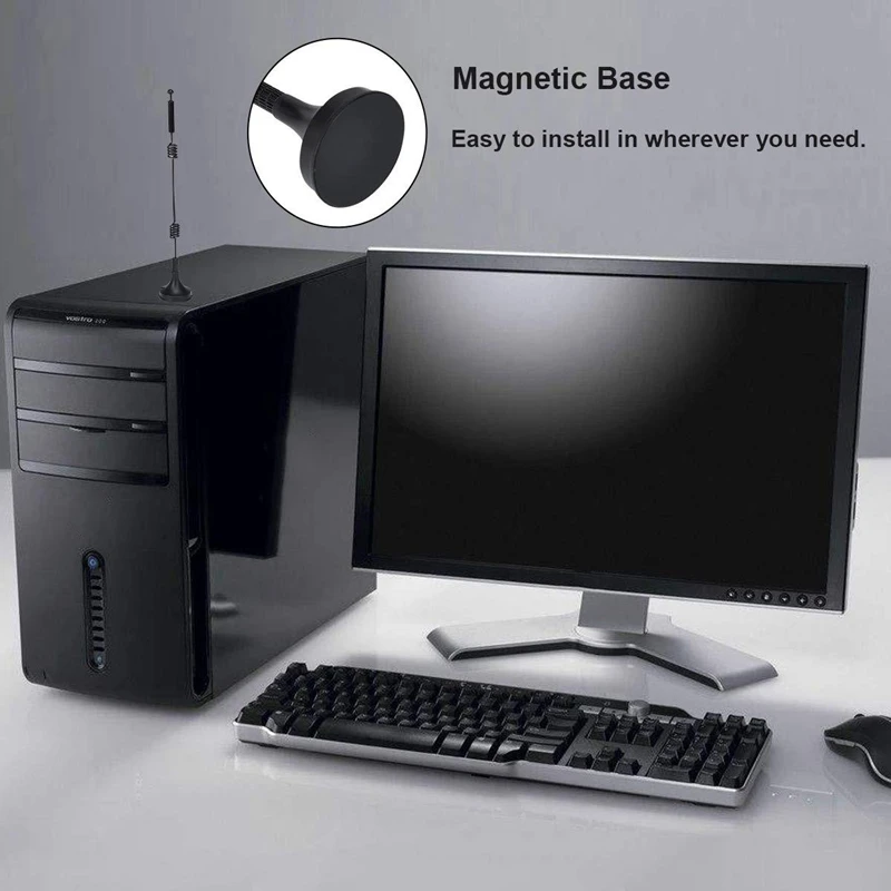 2.4g 5.8g pequena ventosa antena lte externo alto ganho lora completo netcom antena do coletor de dados