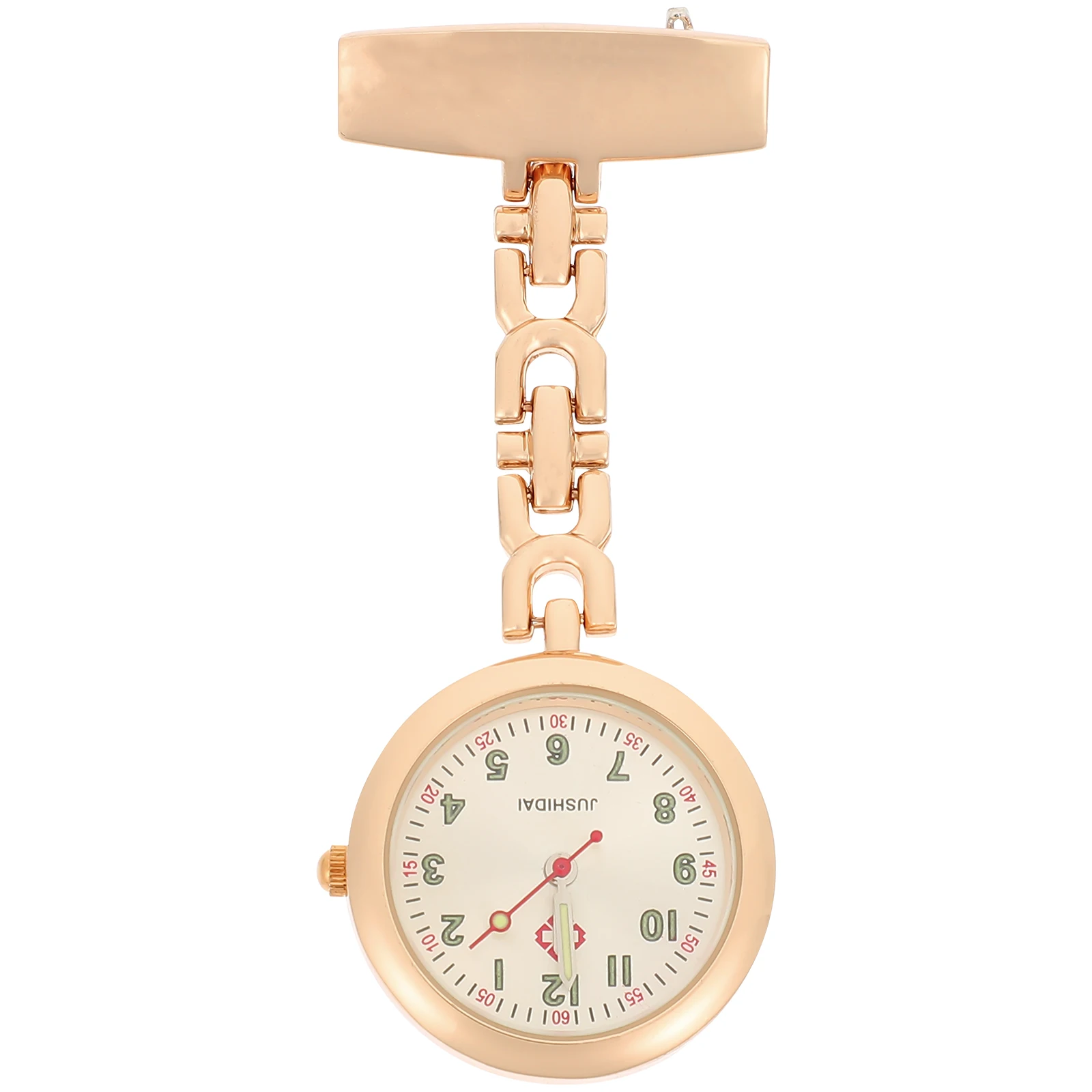 Luminous Pocket Watch For Nurse Alloy Buckle Chest Watch Glowing In The Dark Silent Accurate Portable Nurse Gift Decorative