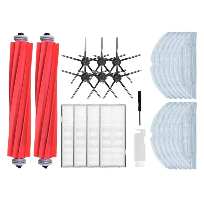 N95R para Roborock S7 / S7 Maxv Ultra accesorios Robot aspirador Cepillo Lateral principal paño de mopa filtro HEPA piezas de repuesto