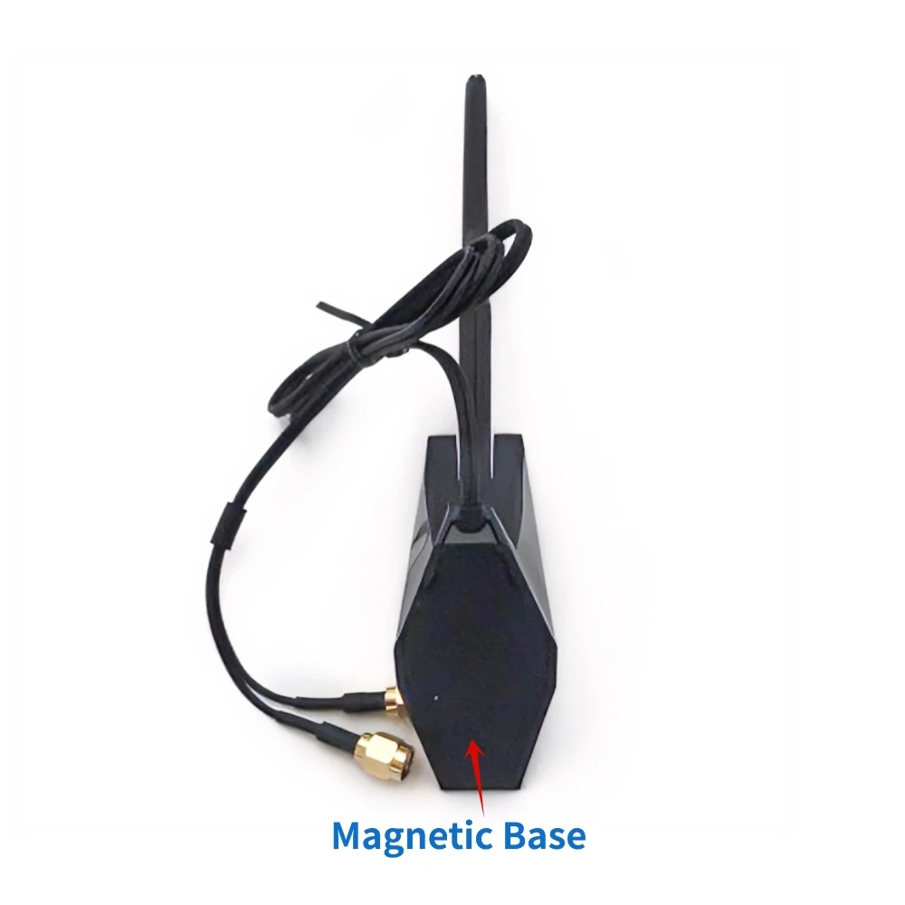 WiFi 6 2T2R Magneti Antenna 2.4G/5G/6G Tri-band Band AORUS Z390 Z370 Z490 Z590 Z690 X470 X570 X570S X570I H470 H470 RP-SMA Male - view 3