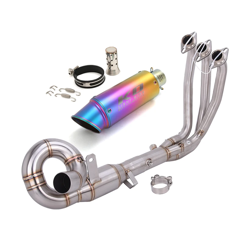 51MM Systeem Voor CF-Moto 675SS 675SR 24-2026 675NK 25-26 Motorfiets Uitlaatdemper Front Header Pijp Roestvrij staal Slip Op EU