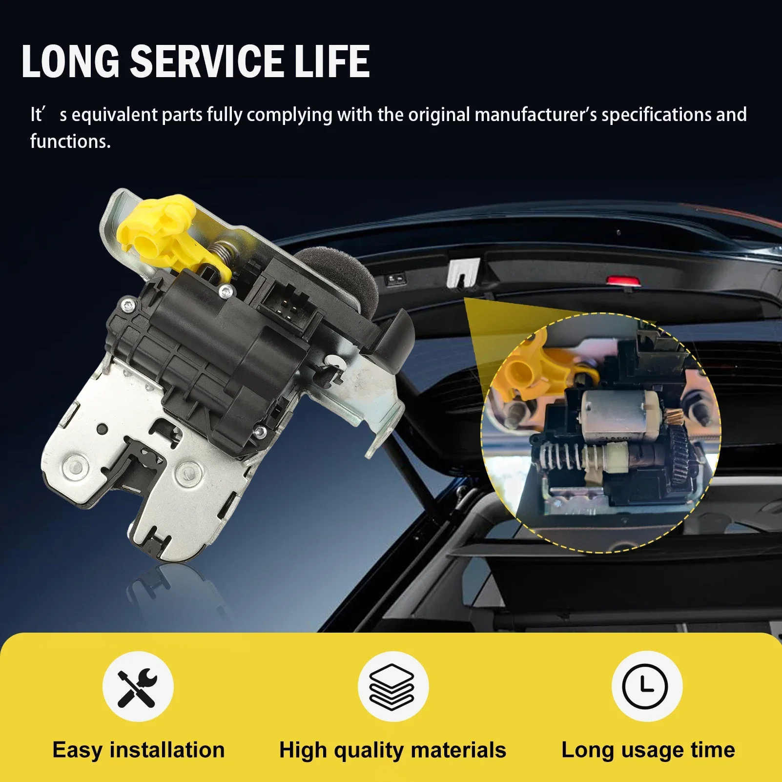 

Tailgate Lock, Boot Lock for Tiguan T0uareg 2018-2022 5NA827506