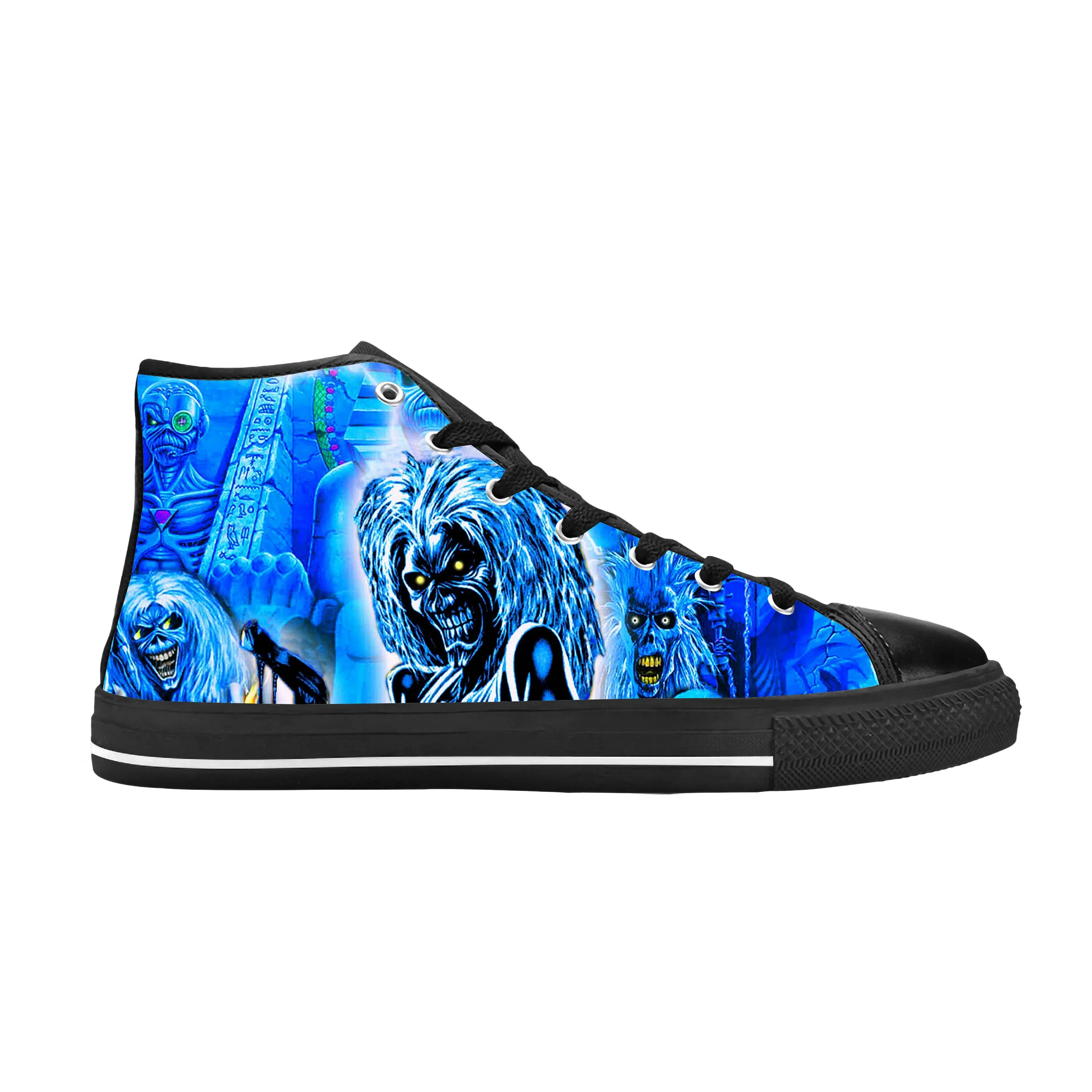 Maidens Heavy Metal Rock Band Singer Music Iron Casual Cloth Shoes High Top Comfortable Breathable 3D Print Men Women Sneakers