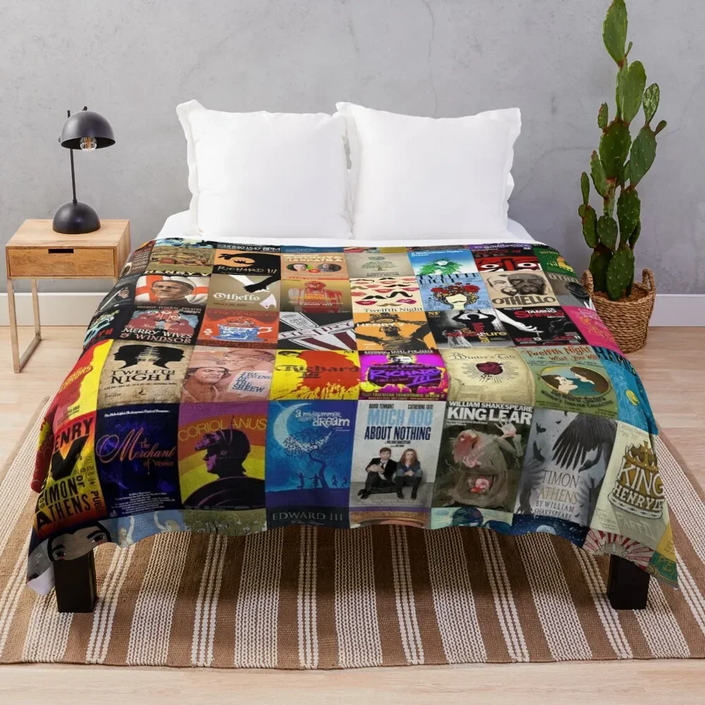 Shakespeare Plays Throw Blanket Giant Sofa For Sofa Thin Luxury Throw Tourist Camping Blankets