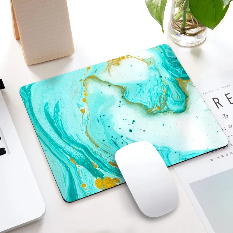 Marble Mause Pad Gamer Rug Mouse Pads Deskmat Desktop Table Mat Pc Gaming Computer Desk Protector Kawaii Accessories