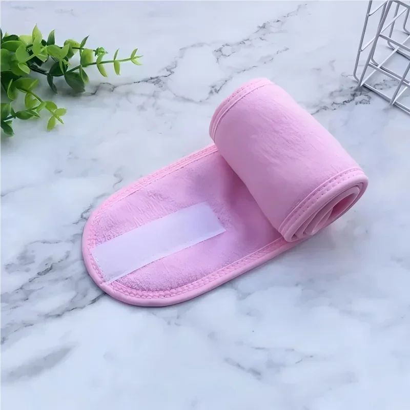 Outils de beauté réglables SPA bandeaux pour le visage démaquillant bandeaux doux pour la peau serviettes envelopper bandeaux pour cheveux