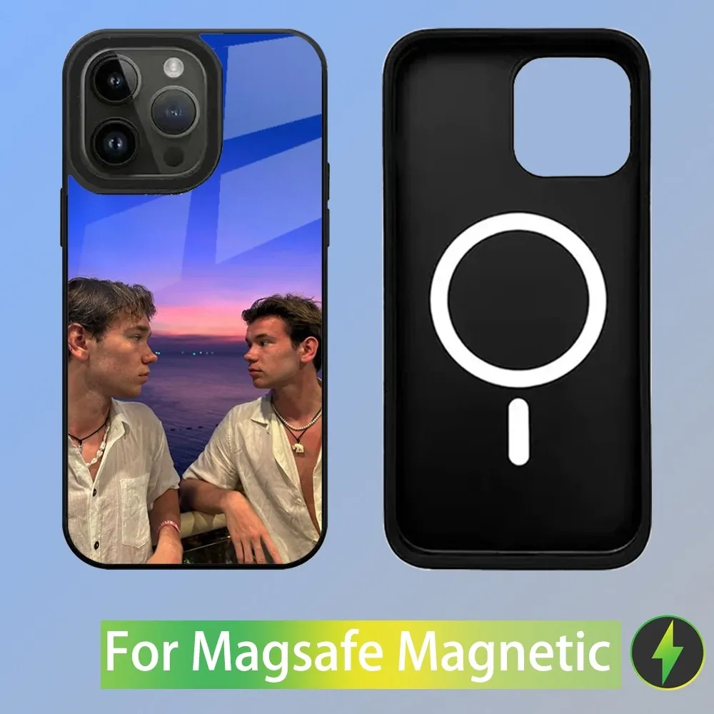 Marcus And Martinus Phone Case For iPhone 15,14,13,12,11,Plus,Pro,Max Mini Magsafe Magnetic Wireless Charging