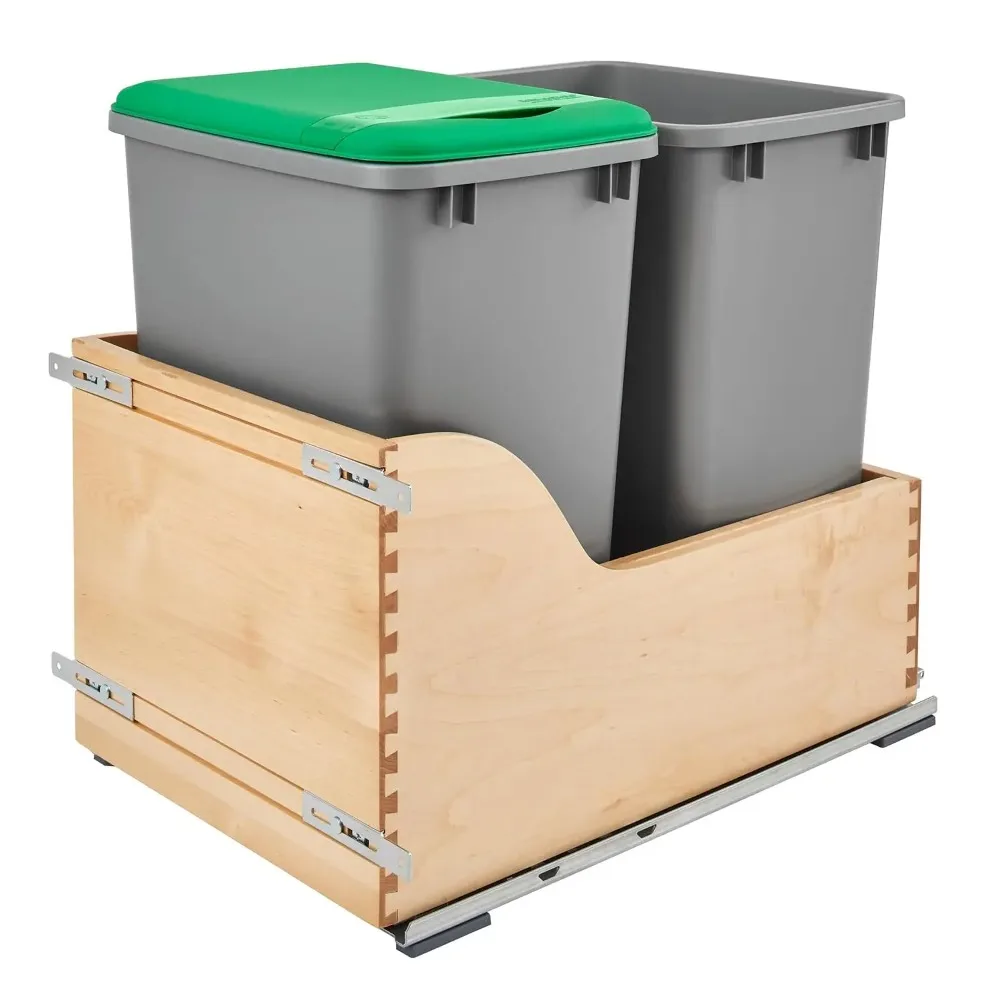 Pullout Trash Can, Min Cabinet Opening 18
