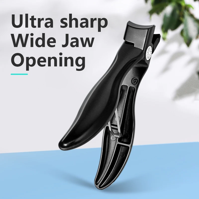 

TJ SEGA Powdered Steel Ultra Sharp Wide Jaw Nail Clippers Stainless Cutter Thick Hard Toenail Fingernail Scissors Trimmer Tools