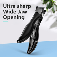 TJ SEGA Powdered Steel Ultra Sharp Wide Jaw Nail Clippers Stainless Cutter Thick Hard Toenail Fingernail Scissors Trimmer Tools