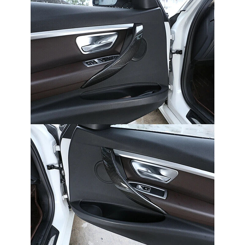 Deurgreep Cover, 2 stuks Auto Binnendeur Pull Handvat Cover Trim Mat Deurgreep Cover, 2 stuks Auto Binnendeur Pull Handvat Cover Trim Mat