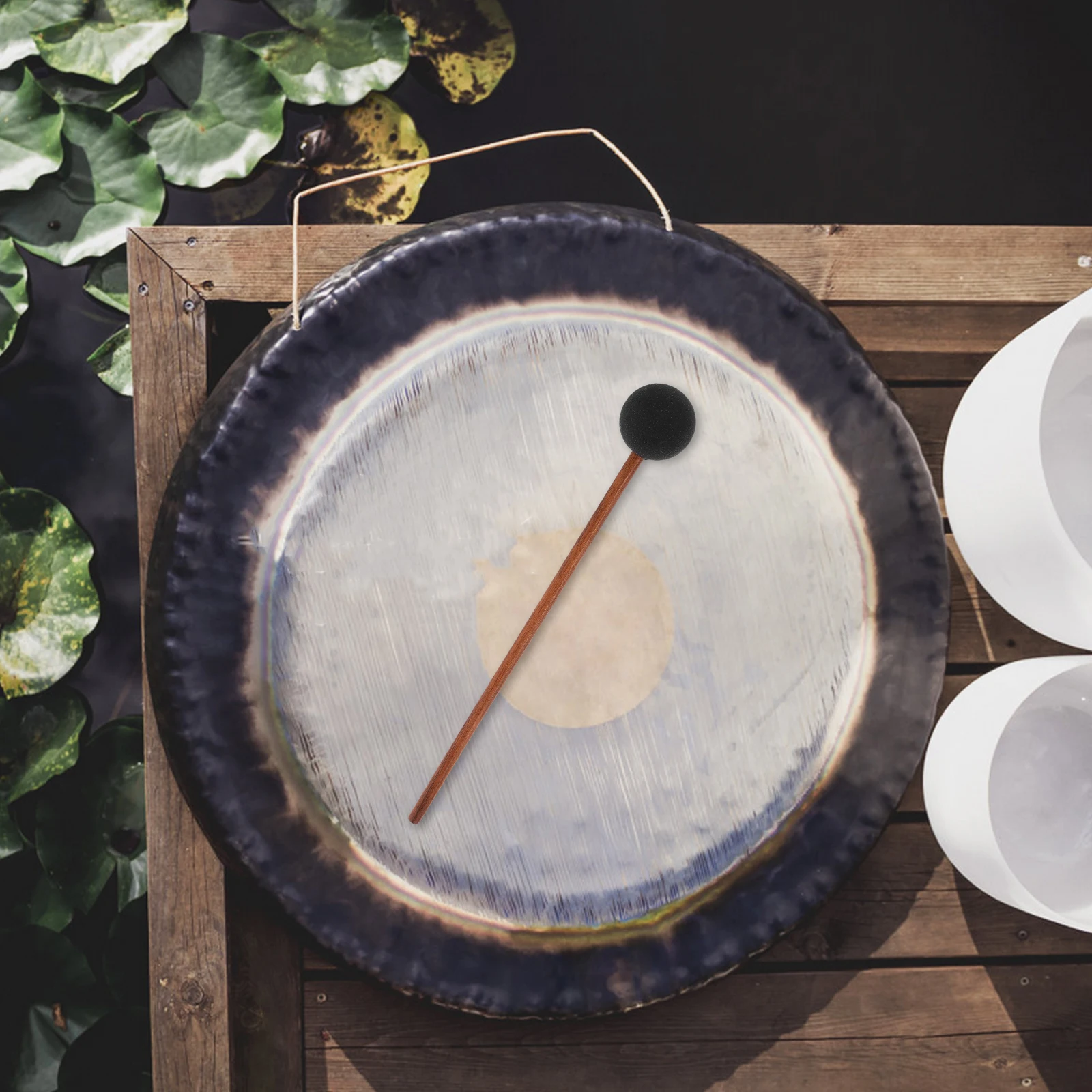 

1pcs Whale Singing Effect Friction Resonance Marimba Mallet Long Wooden Handle For Musical Performance Percussion Instrument