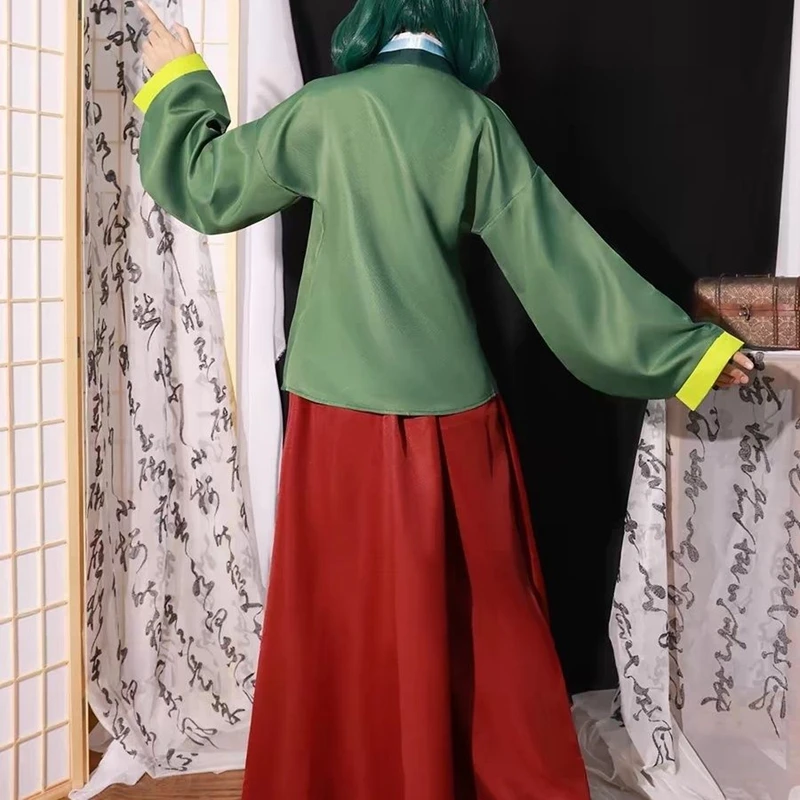 Anime Maomao Costume Cosplay farmacia diari Kimono Mao Mao uniforme parrucca abiti festa di carnevale di Halloween per le donne