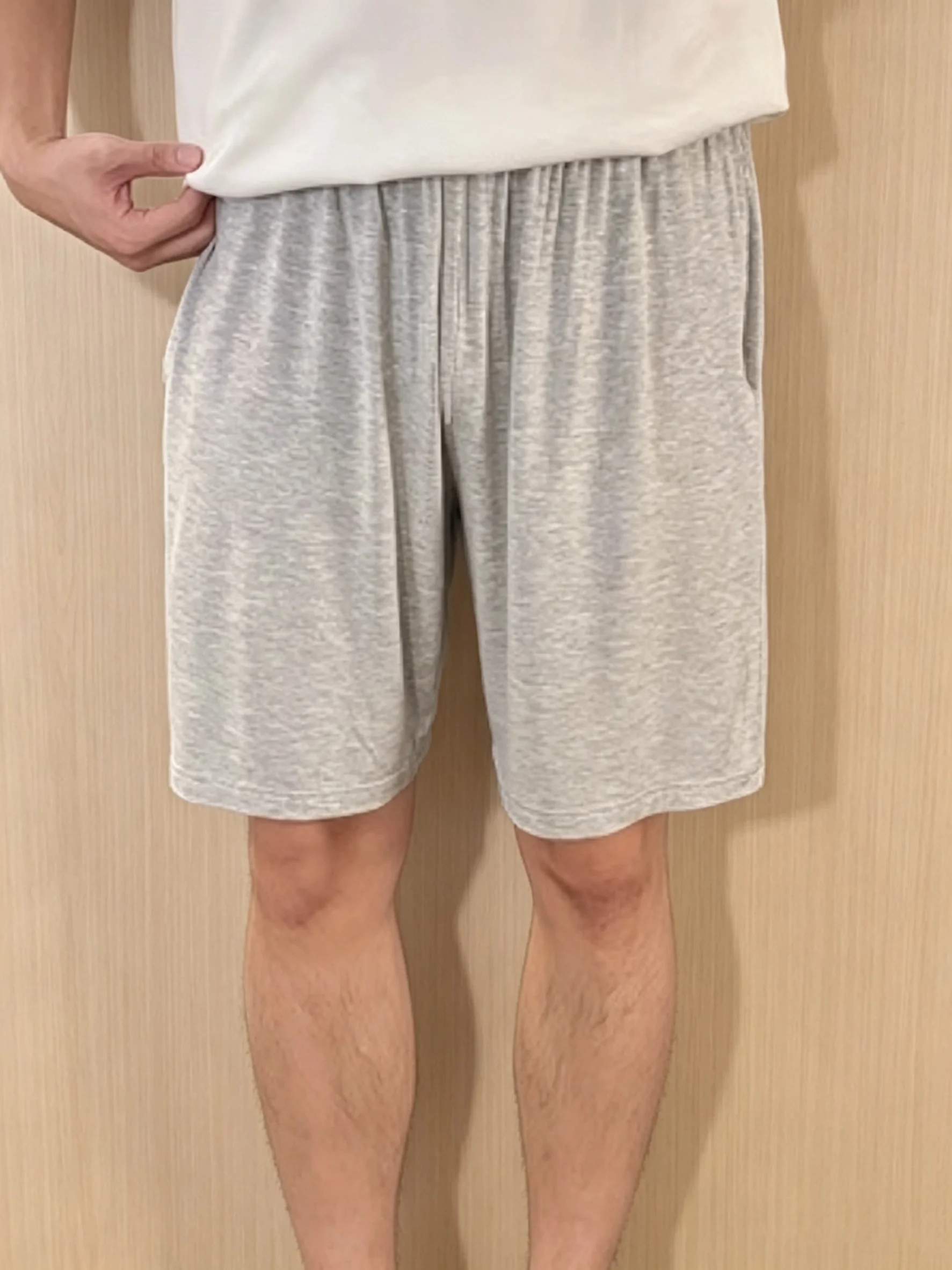 Men's Loose-Fit Casual Stretch Shorts – Premium Solid-Color Style for Lounging or Casual Outings gym shorts