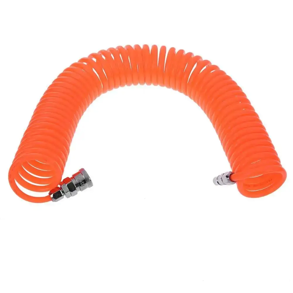 

Practical Durable Flexible Compressor Air Hose, PE Easy Apply Extension, Inflating Coil Adapter, Quick Coupler Pneumatic, 6m, 9m