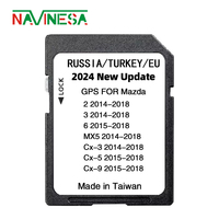 2024 Newest Version 16GB Map SD Navigation for Mazda CX-3 from 2014-2018 EU Sat Naving GPS Card Fast Delivery