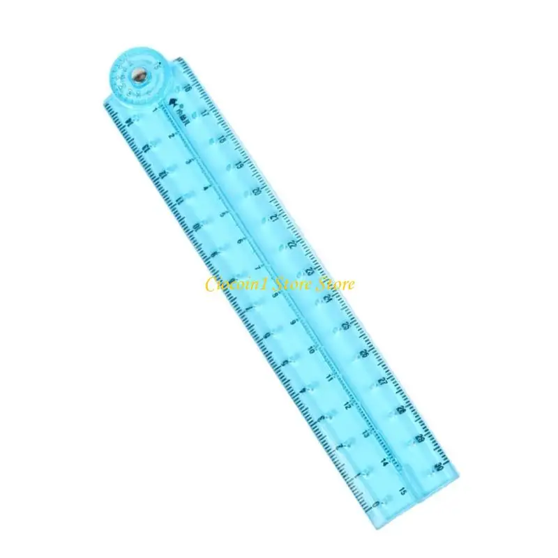 A3PC Clear Straight Ruler Math Measuring Tool for Student Teacher Drawing Measuring
