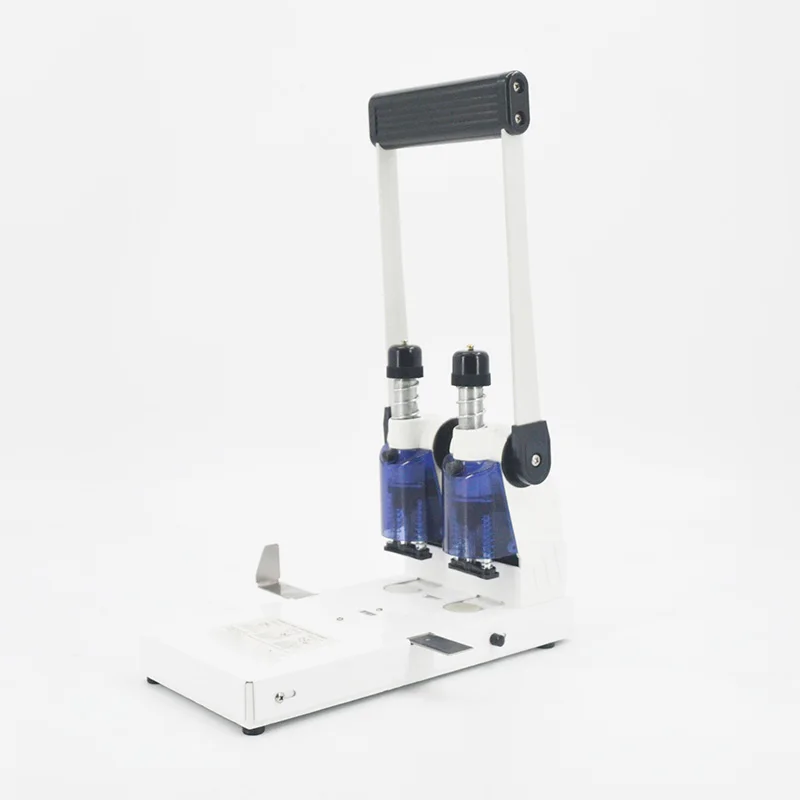 WD-T30B Manual Paper Drill, Por   2-Hole Punching Machine for Daily Office Document Drilling