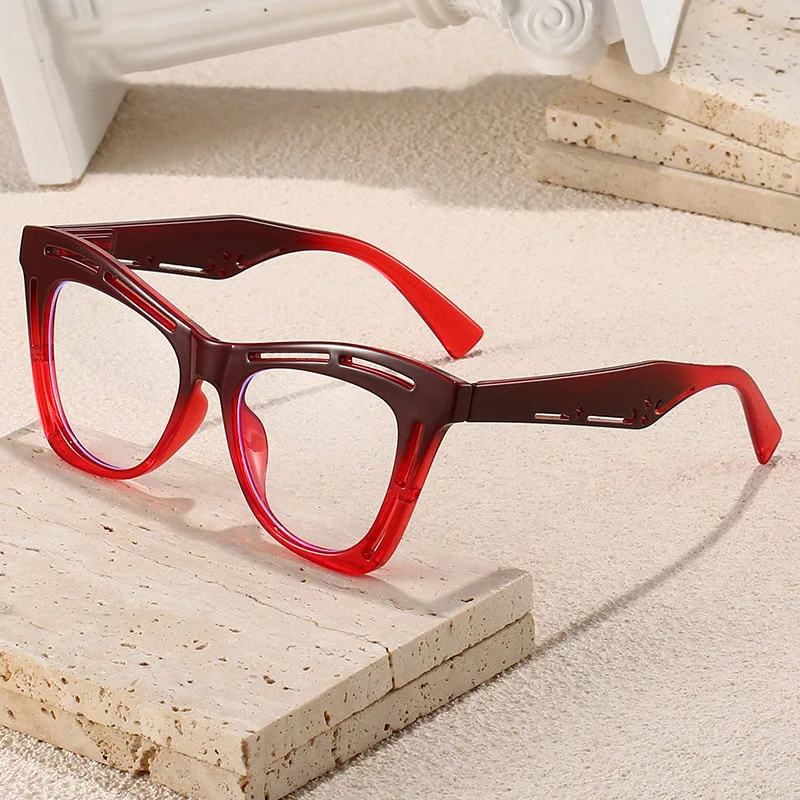 Ahora New Oversized Reading Glasses Women Optical Frame 2024 Luxury Brand Eyewear Anti Blue Blocking Presbyopic Eyeglasses 0to+4