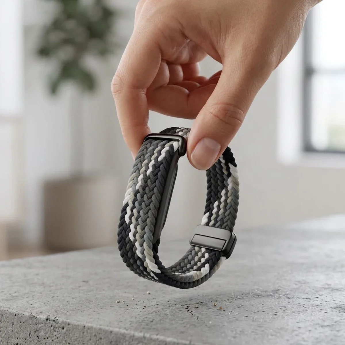 Nylon-Geflechtband für Google Fitbit Air Armbänder Fitness-Ersatzband Magnetisches Armband für Google Fitbit Air Sport-Armband – Detail 15