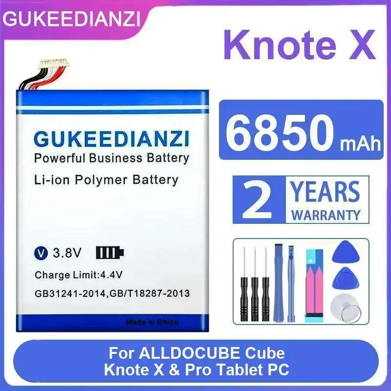

6850 мАч для планшетного ПК Alldocube Cube Knote X и Pro, долговечная батарея