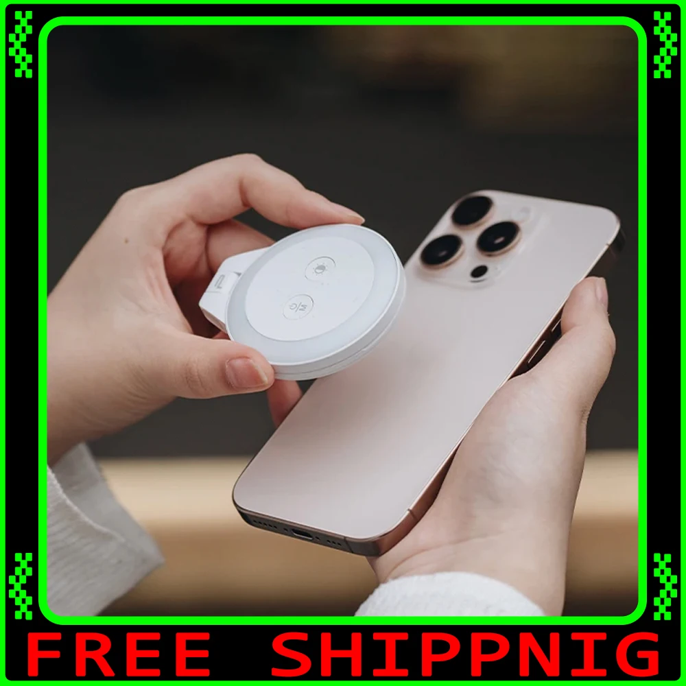 Pgytech Mobile Light Magsafe Magnetic Ring Anchor Live Selfie Handheld Beauty M…