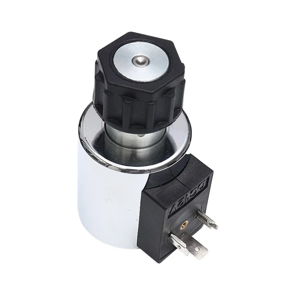 DC Solenoid Valve Coil for Hydraulic Systems Fits MFZ12 37YC Inner Dimeter 23mm Height 50mm 12V 24V Power Socket
