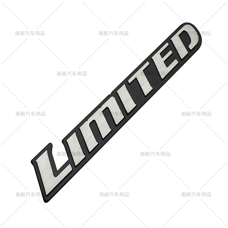 LIMITED aluminum label is suitable for Toyota Highlander brushed aluminum alloy labeling, modified metal body labeling emblem