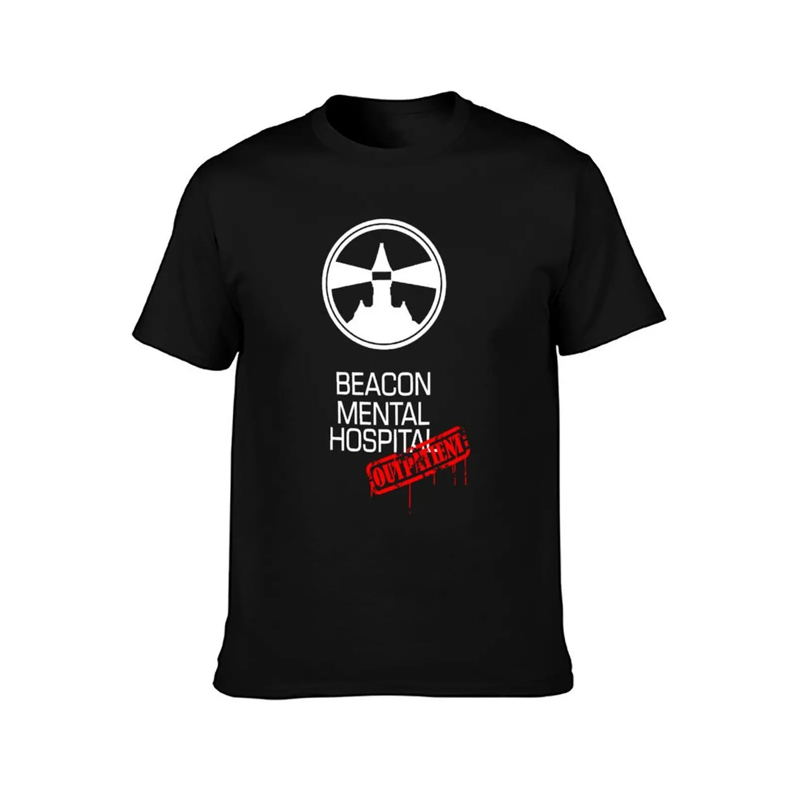 Beacon Mental Hospital Var T-Shirt blue archive boys animal print baggy shirts funny t shirts men image 2