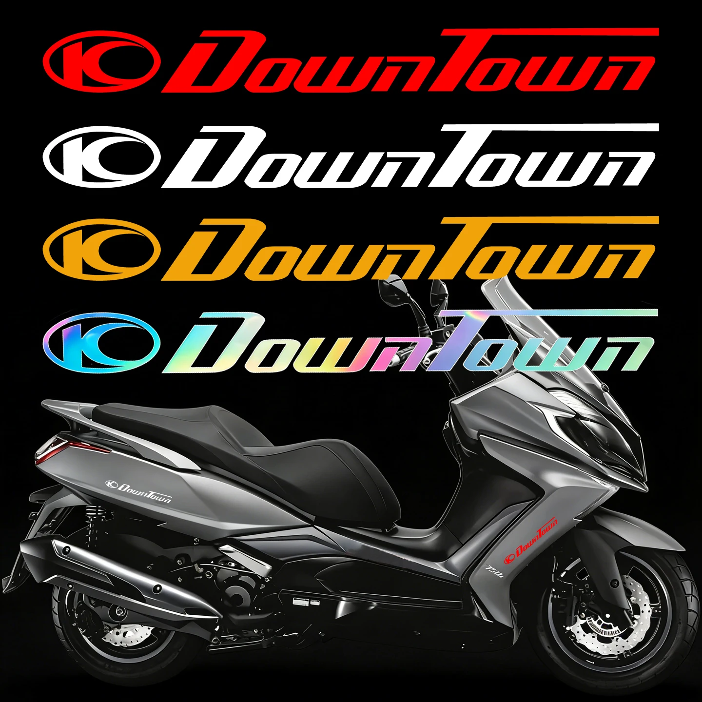 

For KYMCO Downtown 300i 125i 200i 250i 350i 350 GT 125 250 Reflective Motorcycle Stickers Moto Scooter Vinyl Accesories Decals