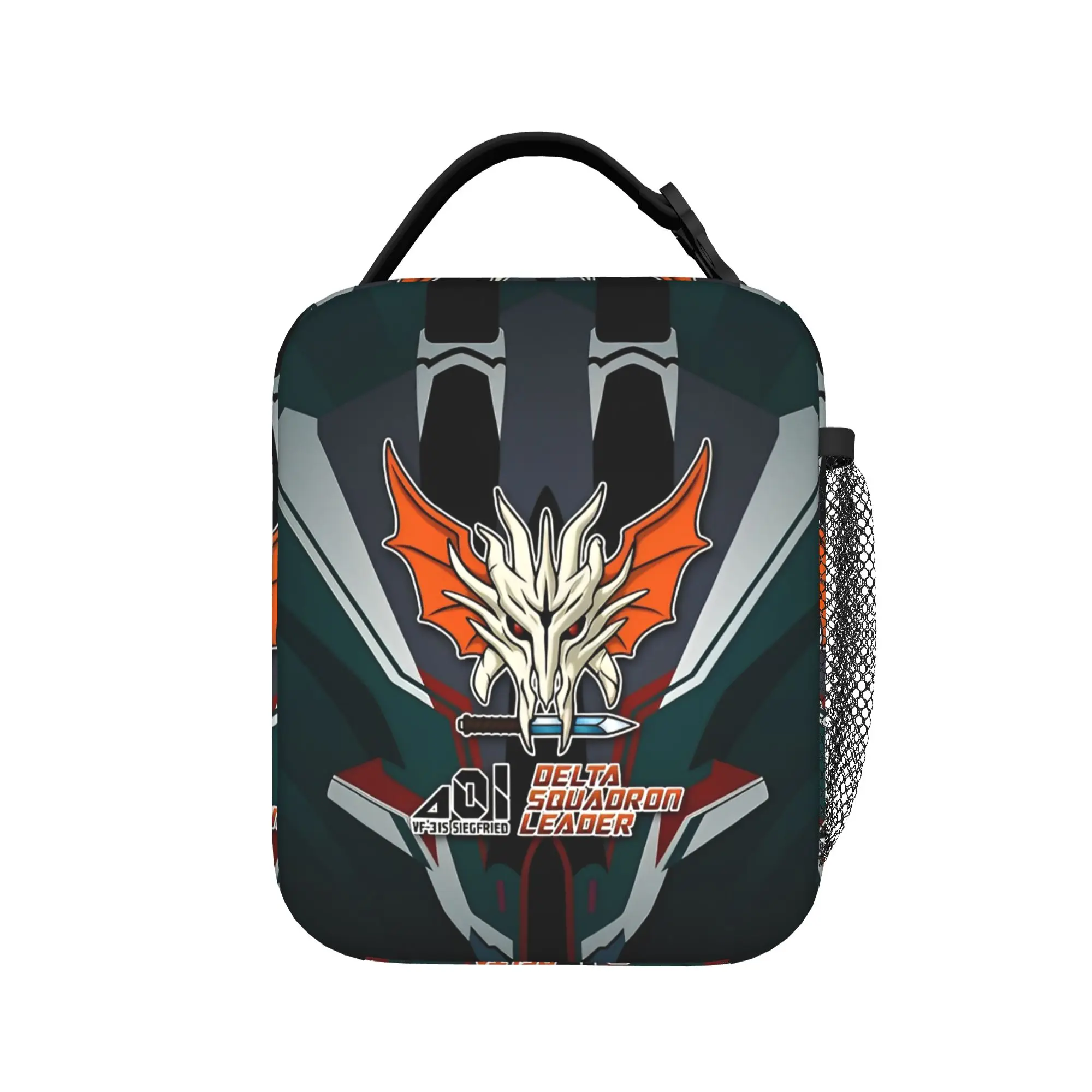 Macross Delta Leader Insulated Lunch Bags Thermal Bag Reusable,Lunch Container  Portable Lunch Box Tote Men Women College
