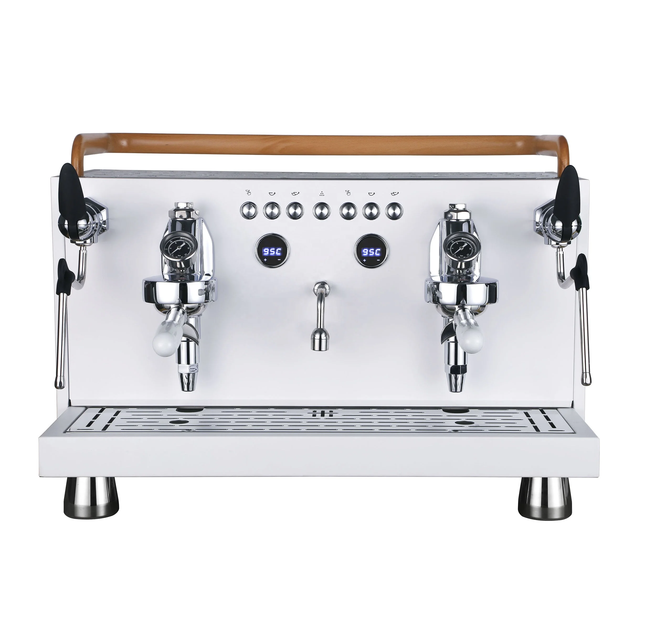 New Style Double Group Commercial Espresso Machine With E61 Brewing Head CRM3226 With 9 Bar Espresso Machine