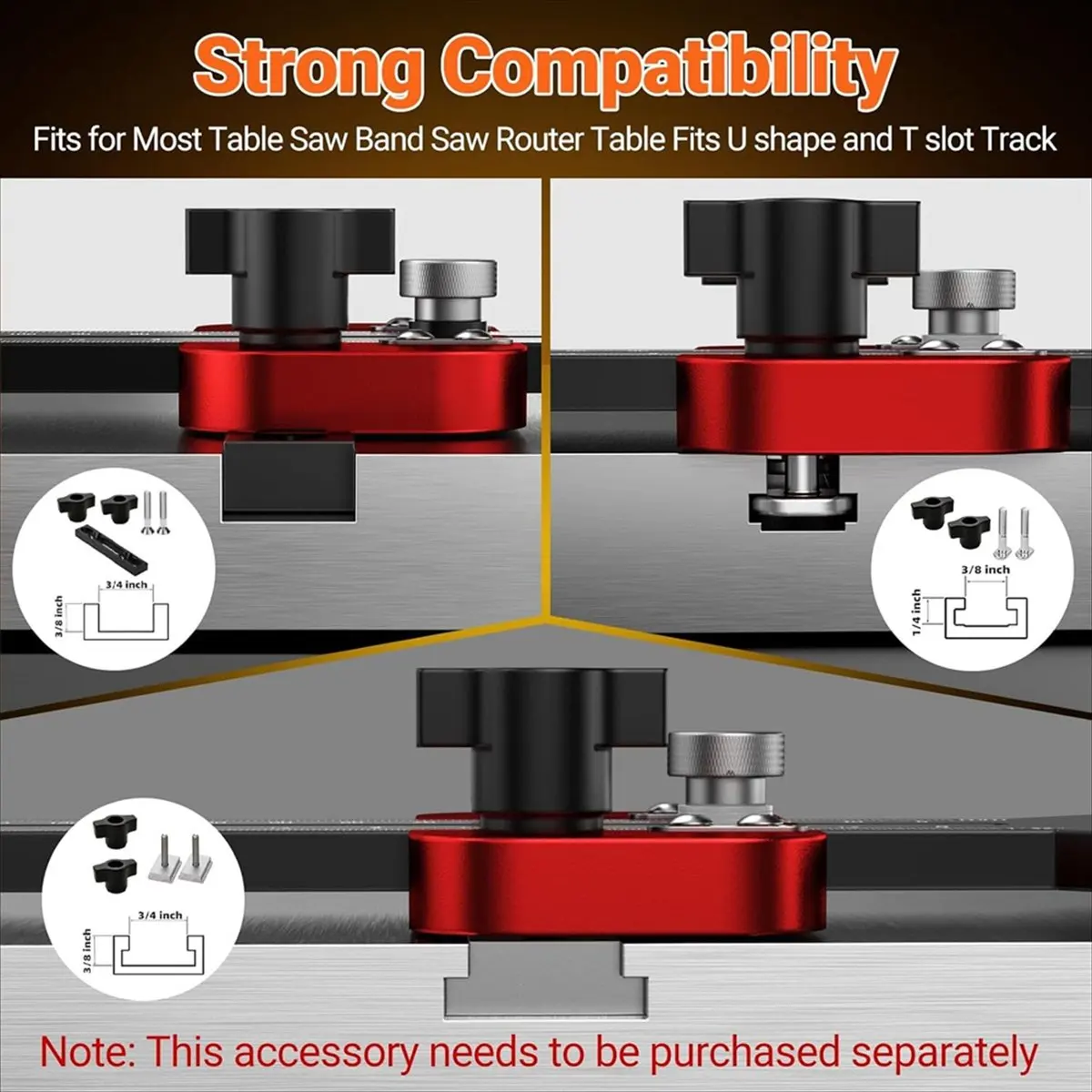 Top Sale Thin Rip Table Saw Jig - 3 Pulleys Thin Rip Jig for Making Repetitive Narrow Strip Cuts, Table Saw Guide Fits