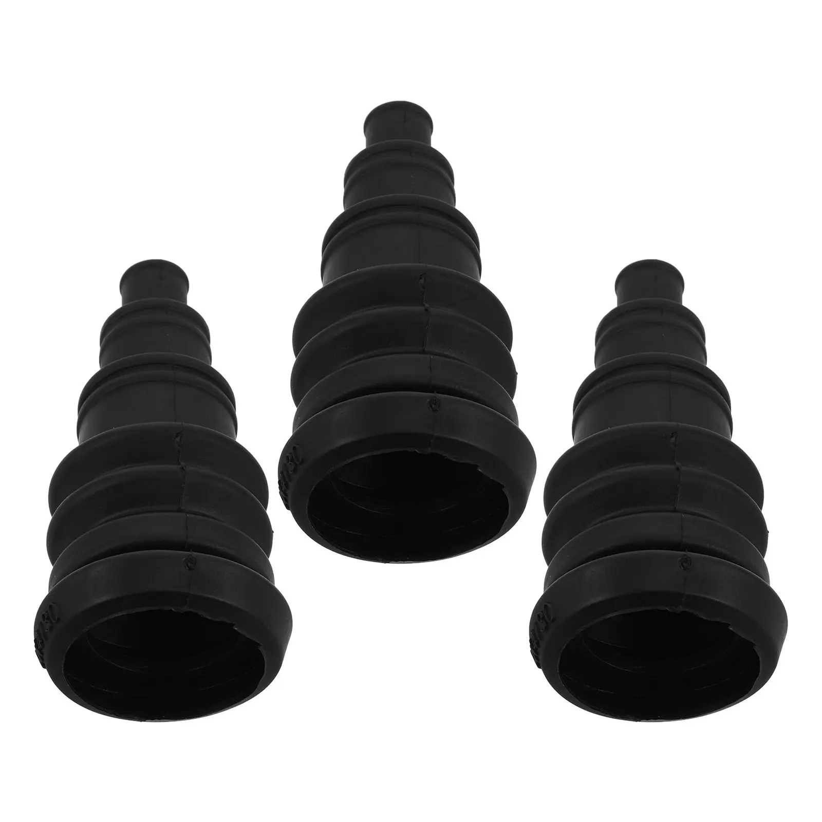 3Pcs Resistant Rubber Wire Boot For Car Audio Wiring Mechanic Universal Grommet Cable Bushing Fireproof